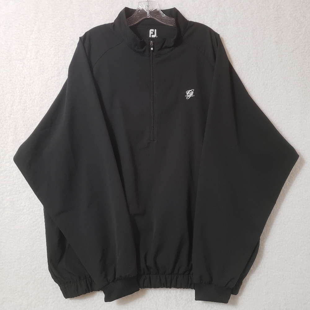 🚫SOLD🚫FOOTJOY light weight soft shell 1/4 zip wind breaker golf pull over